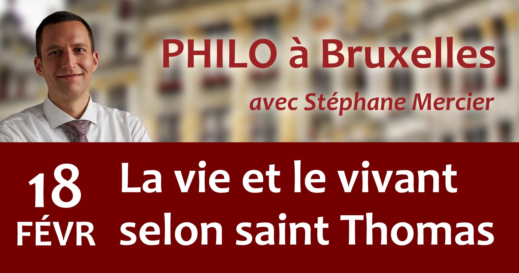 La Vie Et Le Vivant Selon Saint Thomas Philo à Bruxelles 